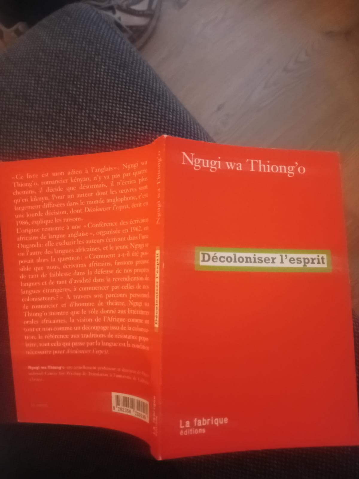 Décoloniser l’esprit: N. THONG’O — photo 1