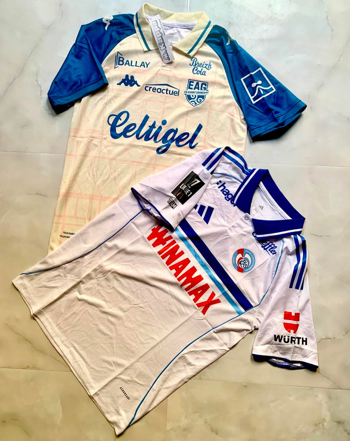 Maillots Strasbourg & Guingamp 2026 Disponible  — photo 1