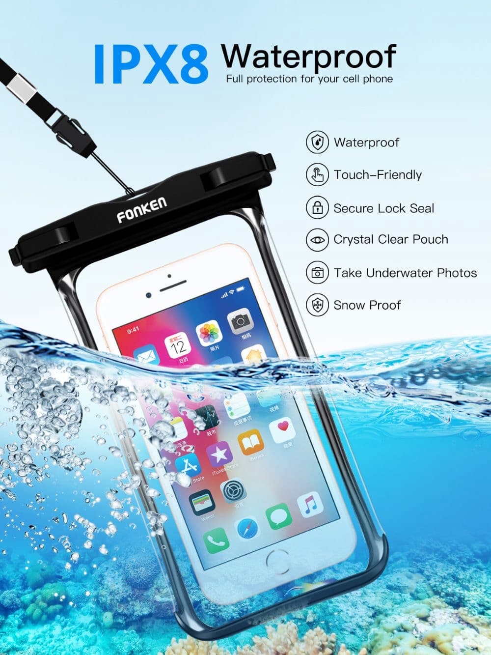 Protège téléphone pour piscine  — photo 1