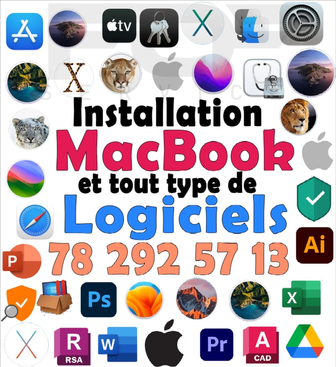 Installation Windows et Macbook MacOS dakar — photo 1