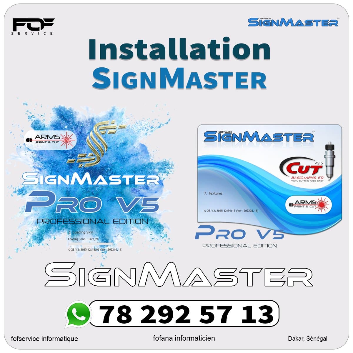 Installation de SignMaster Pro — photo 1