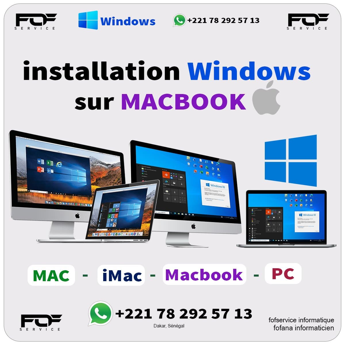 Installation MacOS - Macbook - iMac
