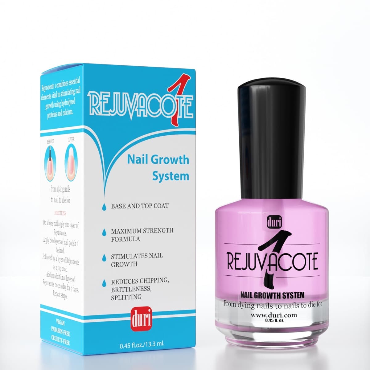 Système de croissance des ongles Duri Rejuvacote Format : 17 g. — photo 1