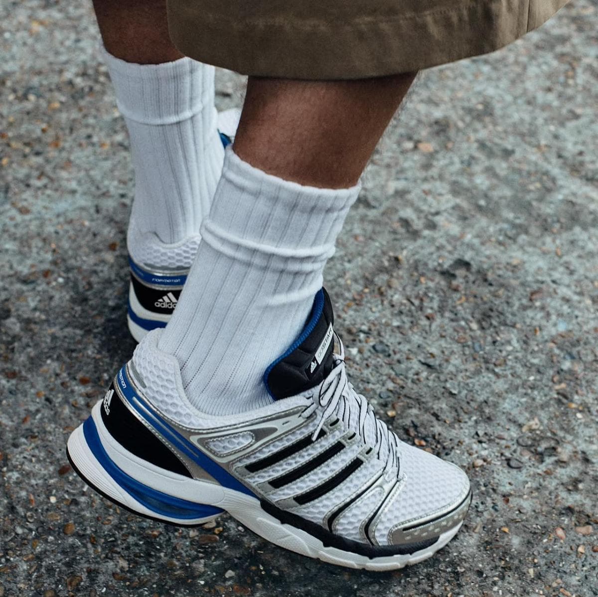 Chaussures Adidas Star Bleu-Blanc